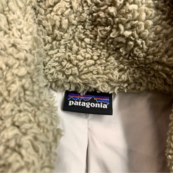 PATAGONIA Tan Olive Fleece Zip Front Vest Outdoor Layering - Size M (No Tag) - Picture 5 of 8